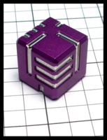 Dice : Dice - Metal Dice - AKO Original Purple - Kickstarter May 2016